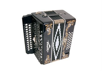 Шуйская Гармонь S5XL-A-BLACK Гармонь "Чайка 314" 25х25-III-2, черная S5XL-A-BLACK