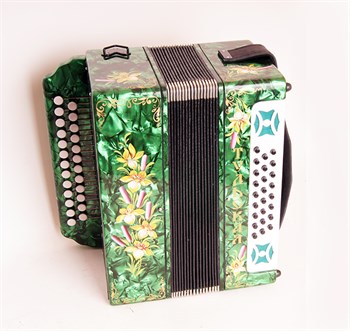 Тульская Гармонь G-6-BL-D# Гармонь Тульская-301М 25х25-III РЕ-ДИЕЗ, синяя G-6