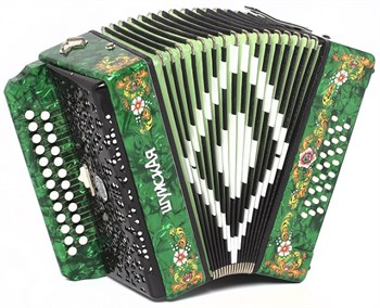Шуйская Гармонь S32XL-A-GR Гармонь "Шуйская" 25х25-III-2, зеленая S32XL-A-GR