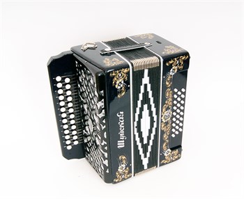 Шуйская Гармонь S32XL-A-BLACK Гармонь "Шуйская" 25х25-III-2, черная S32XL-A-BLACK