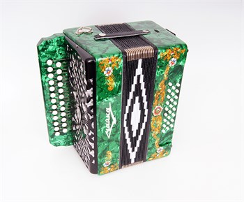 Шуйская Гармонь S6XL-A-GR Гармонь "Чайка 204" 25х25-II, зеленая S6XL-A-GR