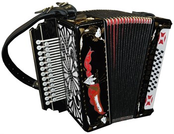 Тульская Гармонь G-3-BK Гармонь "Куликово поле", 25х25–III, черная G-3-BK