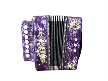 Тульская Гармонь GN-25-PR Гармонь сувенирная "Кроха", фиолетовая, 7х3-I GN-25-PR