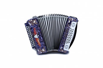 Тульская Гармонь G-3-PR Гармонь "Куликово поле", 25х25–III, фиолетовая G-3-PR