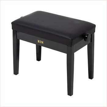 Rin LB-11BKG Банкетка, черная глянец, искусственная кожа LB-11BKG