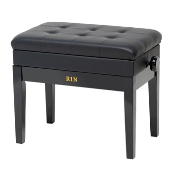 Rin LB-31BKG Банкетка, черная, искусственная кожа LB-31BKG