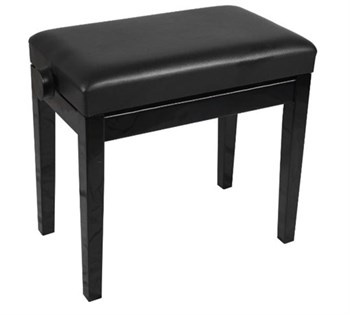 Rin HY-DX14-GLOSS-BLACK Банкетка, черный/черный, искусственная кожа HY-DX14-GLOSS-BLACK