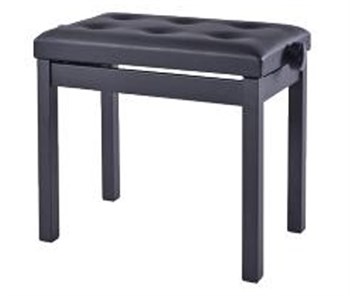 Rin HY-TM21-SATIN-BLACK Банкетка, матовый черный, искусственная кожа HY-TM21-SATIN-BLACK