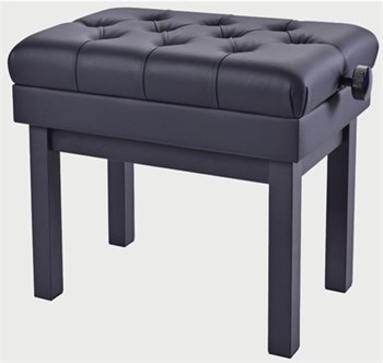 Rin HY-TM58-SATIN-BLACK Банкетка, матовый черный, искусственная кожа HY-TM58-SATIN-BLACK