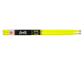 Leonty LFL7A Fluorescent Lemon 7А Барабанные палочки, граб, деревянный наконечник LFL7A