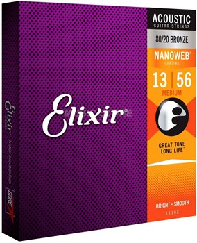 ELIXIR 11102 - Струны для акустической гитары 11102