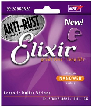ELIXIR 18152 - Струны для акустической 12-струнной гитары 18152