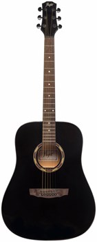 FLIGHT D-130 BK - Гитара акустическая шестиструнная D-130 BK