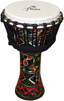 YUKA DJPA08-16 - Джембе с веревочной настройкой DJPA08-16