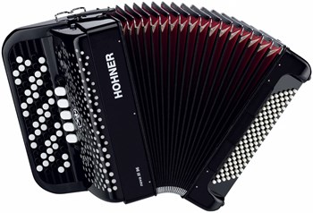 HOHNER Nova III 96 black (C-stepped) - Баян A4172