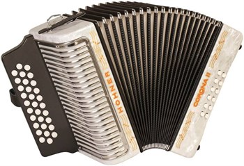 HOHNER Corona II FBbEb white - Аккордеон диатонический A5642