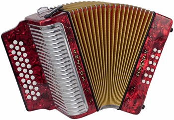 HOHNER Corona II Classic GCF red - Аккордеон диатонический A5523