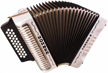 HOHNER Corona III ADG white - Аккордеон диатонический A5702