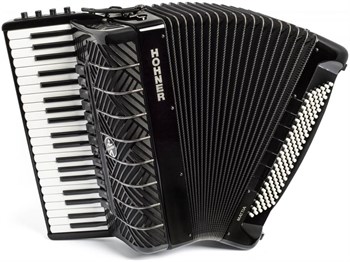 HOHNER MATTIA IV 120 BK gun black - Аккордеон 4/4 A17321