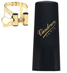 Vandoren LC57DP M/O Лигатура для саксофона альт металлическая, позолоченная, с одним винтом LC57DP