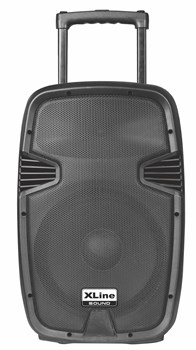 XLINE NPS-12A Акустическая система активная двухполосная с USB/SD/Bluetooth/FM, 50 Вт, с АКБ NPS-12A
