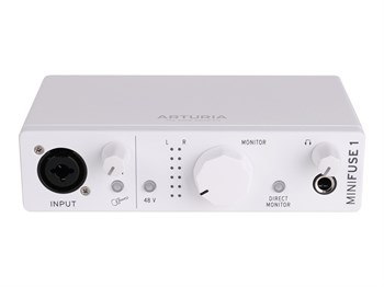 Arturia MiniFuse 1 White Аудиоинтерфейс MiniFuse 1 White-1