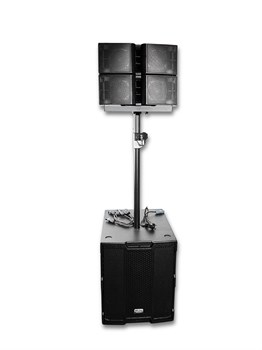 XLINE DELTA 15 SET Активный акустический комплект: 2 пассивных сателлита, 1 активный субвуфер, стойк DELTA 15 SET