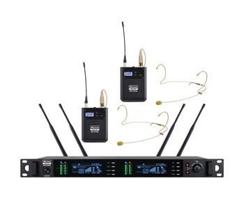 XLINE MD-968B(NEW) Радиосистема двухканальная c двумя поясными передатчиками MD-968B(NEW)