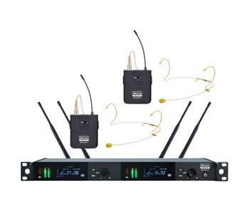 XLINE MD-262A-E(NEW) Радиосистема двухканальная c двумя поясными передатчиками MD-262A-E(NEW)