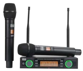 XLINE MD-272A Радиосистема двухканальная c двумя ручными передатчиками, 2 канала по 100 фикс. частот MD-272A (650-755 МГц)