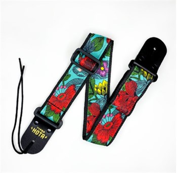 1221 TN5-018-RED Ремень для гитары, двухслойный полиэстер TN5-018-RED