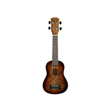 Shinobi D-21/MP сопрано-укулеле с авторским рисунком D-21/MP