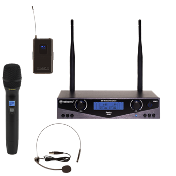 Radiowave UHH-800 радиосистема с 1 головным и 1ручным микрофонами с выборной частотой UHH-800