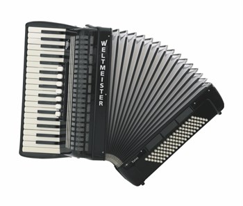 Weltmeister Topas-III-96/37-BK Topas III Аккордеон 37/96/III/7/3, черный, с ремнями и чехлом Topas-III-96/37-BK