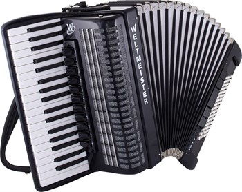 Weltmeister Topas-IV-96/37-BK-WM Topas IV Аккордеон 37/96/IV/11/5, черный, чешские пластины Topas-IV-96/37-BK-WM