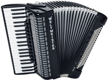 Weltmeister Saphir-IV-120/41-WH-WM Saphir Аккордеон 41/120/IV/11/5, белый, чешские пластины Saphir-IV-120/41-WH-WM