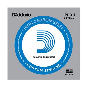 D'addario PL011 - Струна одиночная для акустической и электрогитары PL011