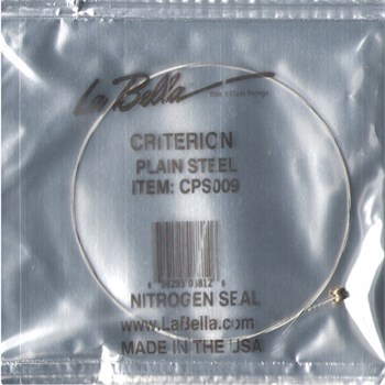 La Bella HRS-P009 Отдельная струна для электрогитары, сталь, 009 HRS-P009