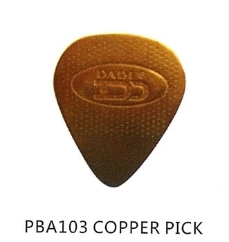 Медиатор, медь, толщина 1.0мм, Dadi PBA103 PBA103