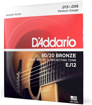D'addario EJ12 - Струны для акустической гитары EJ12