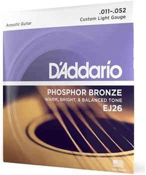 D'addario EJ26 - Струны для акустической гитары EJ26