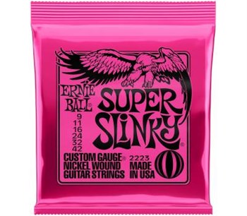 Ernie Ball 2223 Nickel Wound Slinky Super 9-42 - Струны для электрогитары P02223