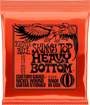 Ernie Ball 2215 Nickel Wound Slinky Skinny Top Heavy Bottom 10-52 - Струны для электрогитары P02215