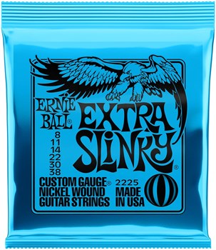 Ernie Ball 2225 Nickel Wound Slinky Extra 8-38 - Струны для электрогитары P02225