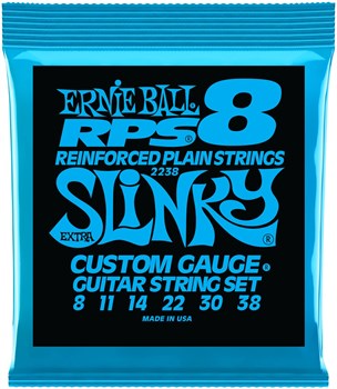 Ernie Ball 2238 RPS Nickel Wound Slinky Extra 8-38 - Струны для электрогитары P02238