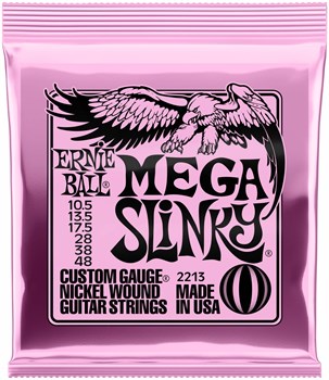 Ernie Ball 2213 Nickel Wound Slinky Mega 10.5-48 - Струны для электрогитары P02213