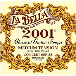 La Bella 2001M - Струны для классической гитары 2001MED