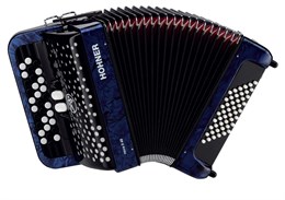 Hohner A4254 NOVA II 48 Blue Аккордеон кнопочный A4254
