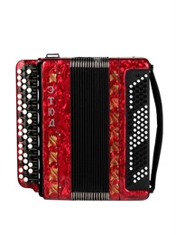 Тульская Гармонь BN-40-RD Баян ученический двухголосный Этюд-205М2, 55х100-II, красный BN-40-RD
