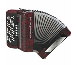 Weltmeister Romance703-III-96/70-RD Romance 703 Аккордеон кнопочный 70/96/III/5/3, красный Romance703-III-96/70-RD